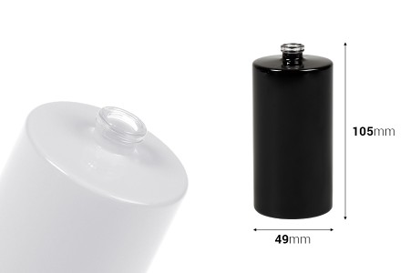 Okrugla flašica za parfem 100mL sa 15 mm „Crimp“ sigurnosnim zatvaranjem u beloj ili crnoj boji-2