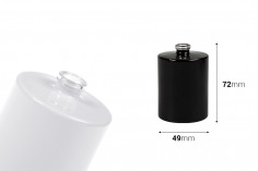Okrugla flašica za parfem 50mL sa 15 mm „Crimp“ sigurnosnim zatvaranjem u beloj ili crnoj boji