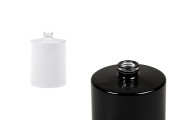 Okrugla flašica za parfem 50mL sa 15 mm „Crimp“ sigurnosnim zatvaranjem u beloj ili crnoj boji