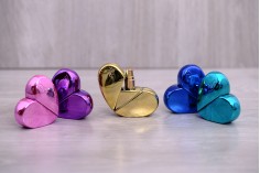 Flašica 25mL za parfem sa sprejom u obliku srca, u više boja