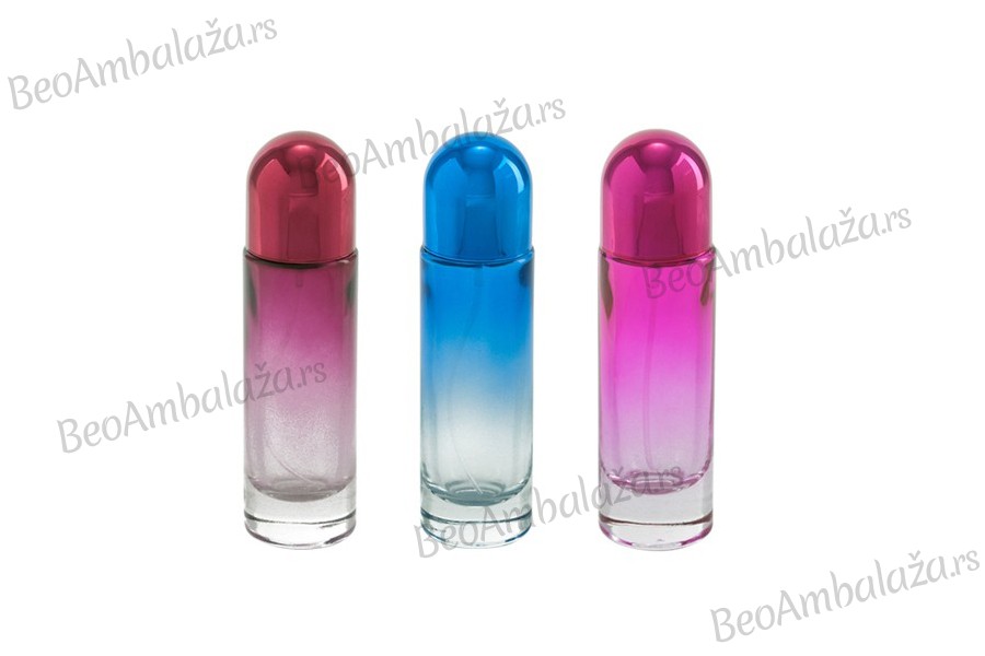 Staklena bočica za parfem 30mL, sa srebrnim sprejom Staklena bočica za parfem 30mL, sa srebrnim sprejom