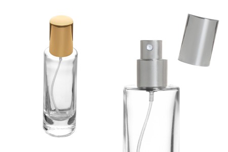 Bočica za parfeme 30mL providna sa sprejom i aluminijumskim poklopcem-grupa_slika