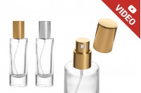 Bočica za parfeme 30mL providna sa sprejom i aluminijumskim poklopcem