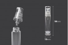 Tubica Airless za kreme, 10mL - 12 kom