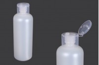 Plastična poluprovidna flaša 1000mL, sa flip top zatvaračem