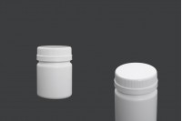 Plastična bela bočica 100mL za farmaceutske preparate - 12 kom