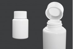 Plastična bela bočica 50mL za farmaceutske preparate - 12 kom