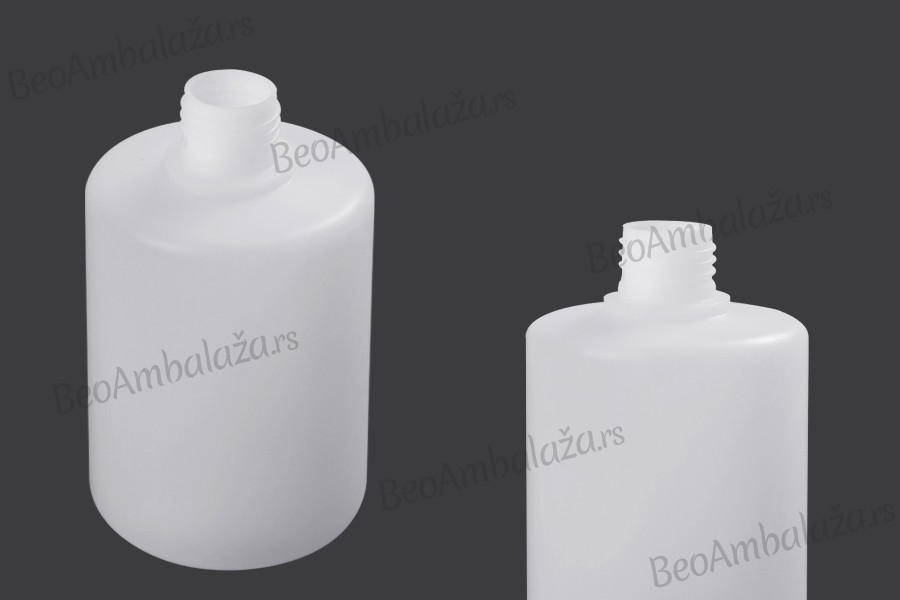 Poluprovidna plastična okrugla flaša 300mL - 12 kom