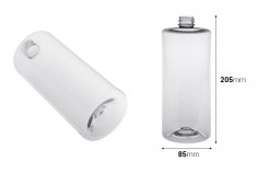 Okrugla plastična PET providna flaša 1000mL (28/410) - 11 kom