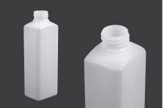 Plastična poluprovidna četvrtasta flaša 300 mL, 28/410