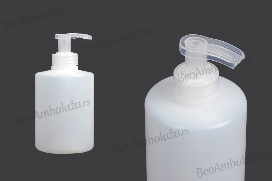 Poluprovidna cilindrična plastična flašica 300mL