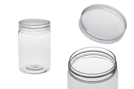 Plastična providna PET kutijica 250mL 64x101,5 mm sa zatvaračem - 12 kom-slika_proizvoda