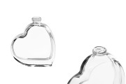 Staklena bočica za parfem 30ml u obliku srca