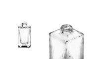Staklena četvrtasta bočica za parfeme 25mL sa sigurnosnim Crimp zatvaranjem