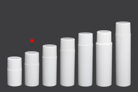 Airless bela plastična bočica 50mL za kreme-grupa_slika