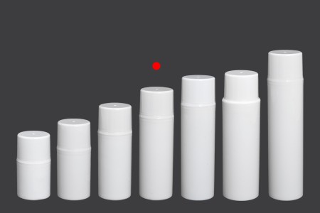 Airless bela plastična bočica 100mL za kreme-5