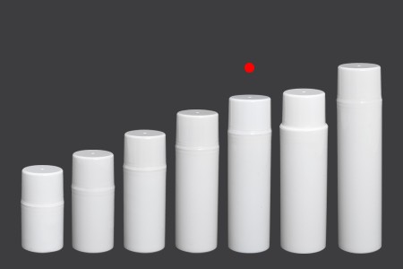 Airless bela plastična bočica 120mL za kreme-grupa_slika