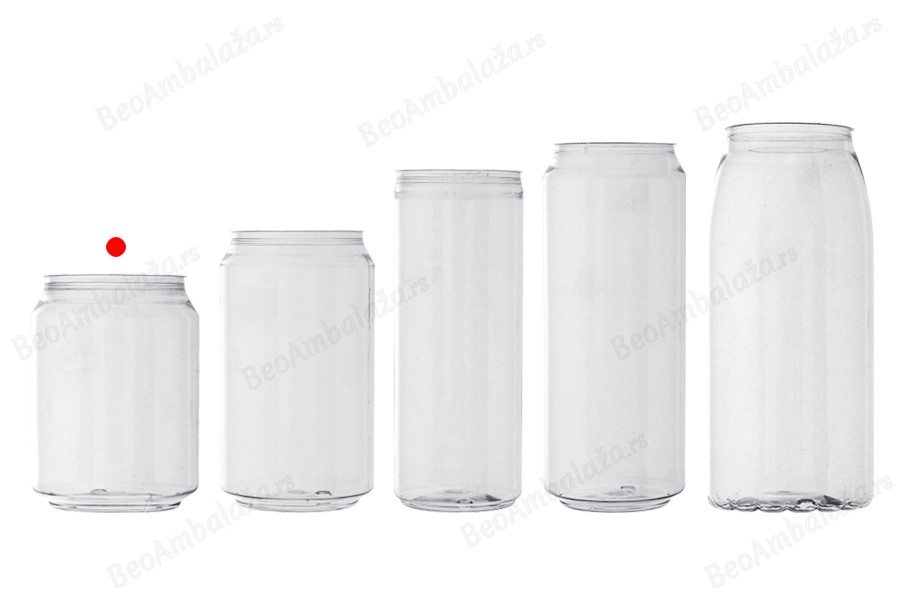 Providna (PET) plastična limenka 250mL sa aluminijumskim poklopcem (nepohodna upotreba mašine za zatvaranje) - 200 kom-grupa_slika
