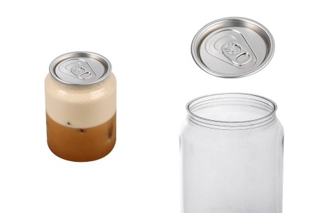 Providna (PET) plastična limenka 250mL sa aluminijumskim poklopcem (nepohodna upotreba mašine za zatvaranje) - 200 kom-1