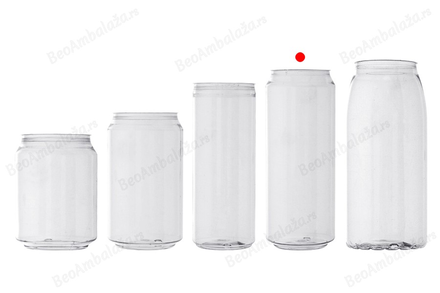 Providna (PET) plastična limenka 500mL sa aluminijumskim poklopcem (nepohodna upotreba mašine za zatvaranje) - 100 kom-grupa_slika