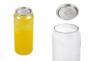 Providna plastična flaša (PET) 500mL sa aluminijumskim poklopcem (nepohodna upotreba mašine za zatvaranje) - 100 kom