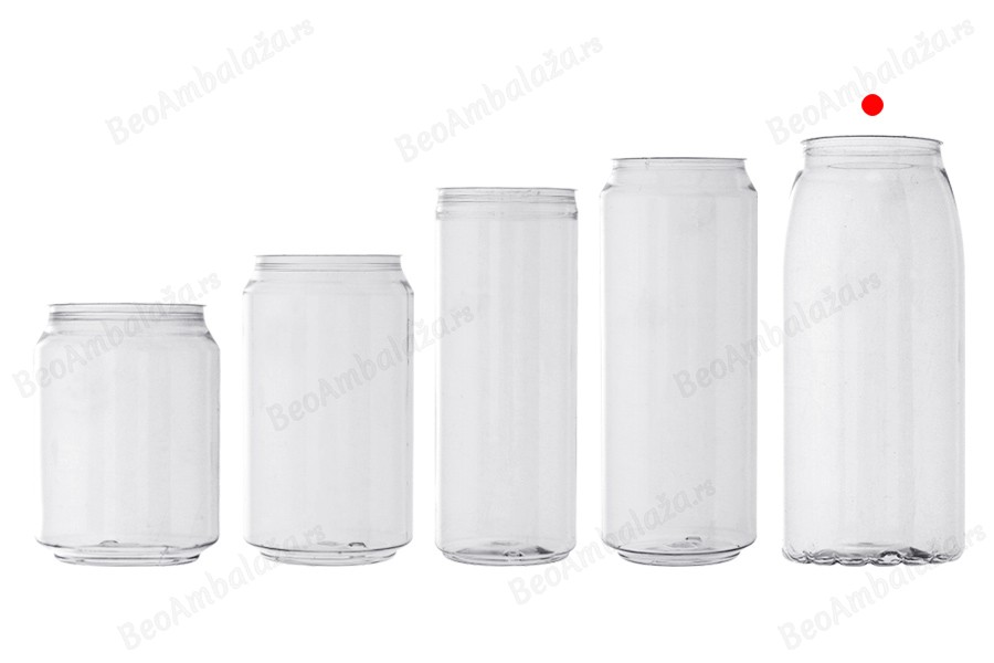 Providna (PET) plastična limenka 650mL sa aluminijumskim poklopcem (nepohodna upotreba mašine za zatvaranje) - 100 kom-grupa_slika