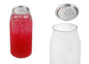 Providna (PET) plastična limenka 650mL sa aluminijumskim poklopcem (nepohodna upotreba mašine za zatvaranje) - 100 kom Providna (PET) plastična limenka 650mL sa aluminijumskim poklopcem (nepohodna upotreba mašine za zatvaranje) - 100 kom