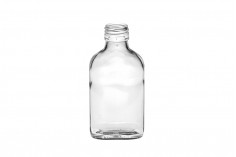 Staklena flašica 100mL u obliku pljoske