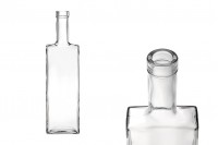 Staklena flaša pravougaonog oblika za ulje ili piće 700mL