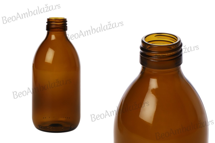 Staklena braon flašica 250mL, za parfeme i ulja Staklena braon flašica 250mL, za parfeme i ulja