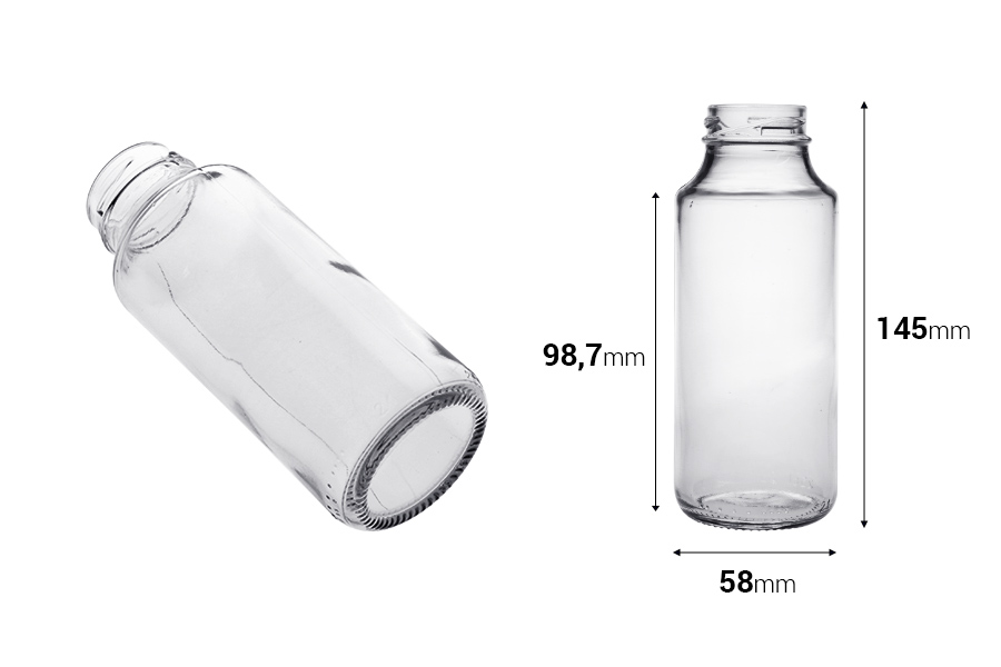 Flaša za sok 250 ml-dimenzije_slike