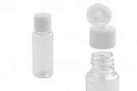 Plastične bočice 20ml za šampon sa flip-top kapom - 50 kom