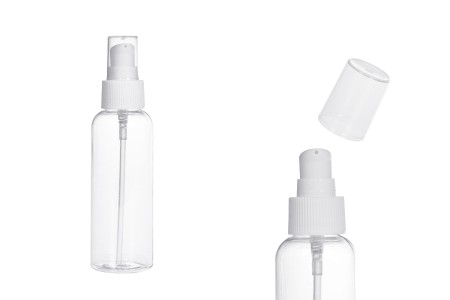 Plastična PET flašica 100mL sa pumpicom za kremu - 12 kom-1