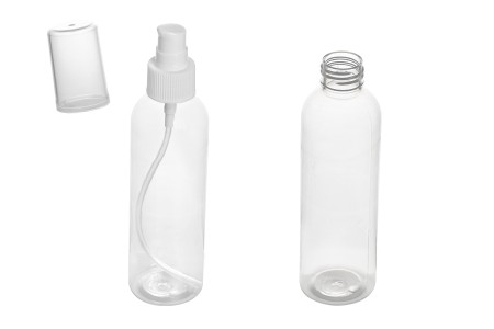 Plastična PET flašica 200mL za kreme sa pumpicom i zatvaračem - 12 kom-grupa_slika