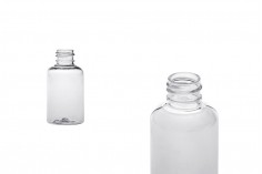 Plastična providna boca 50mL, PP20 - 12 kom