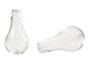 Staklena flaša u obliku sijalice 100mL - bez zatvarača