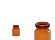 Staklena bočica 3mL karamel boje, za proizvode u farmaciji i homeopatiji, bez zatvarača - 12 kom Staklena bočica 3mL karamel boje, za proizvode u farmaciji i homeopatiji, bez zatvarača - 12 kom