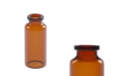 Staklena bočica 20mL karamel boje, za proizvode u farmaciji i homeopatiji, bez zatvarača - 12 kom