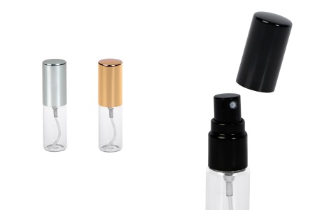 Staklena bočica 5mL za parfem sa sprejom i aluminijumskim zatvaračem - 6kom-slika_proizvoda