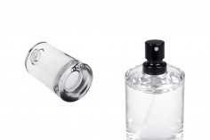 Cilindrična staklena flašica za parfem 50mL sa sigurnosnim Crimp zatvaranjem 15 mm
