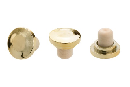 Čep od sintetičke silikonske plute Φ20 mm sa zlatnim plastičnim vrhom (38x18)-slika_proizvoda