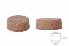 Široki konusni čep od prirodne plute 30x85/80mm