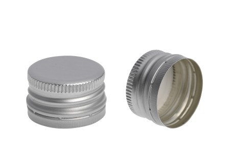 Navojni aluminijumski čep 28 x 18 sa varijantom da se zašrafi i sa linijama-6