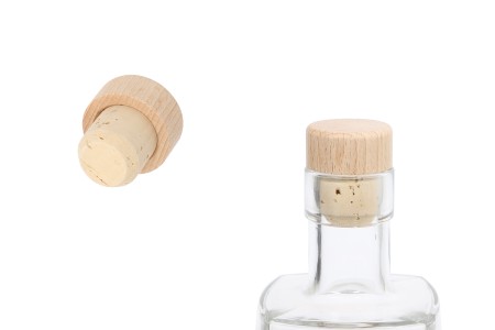 Prirodni plutani čep F 23,5 sa drvenom glavom-2