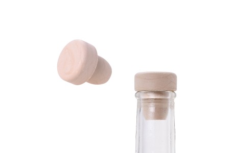 Čep od sintetičke silikonske plute f15,5 mm sa rupom-2