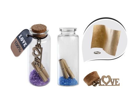 Staklene dekorativne bočice za želje sa čepom od plute - 12 kom-slika_proizvoda