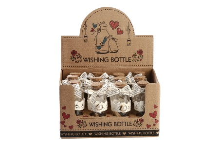 Staklene dekorativne bočice za pozivnice sa čepom od plute - 12 kom-dimenzije_slike