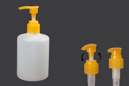 Poluprovidna okrugla plastična flaša 300mL sa pumpicom 24/410 - 12 kom-slika_proizvoda