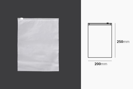 MAT poluprovidna plastična kesica 200x250mm sa patent zatvaranjem - 100 kom-dimenzije_slike
