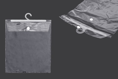 Plastične kese 22x31cm sa vešalicom - 50 kom-slika_proizvoda